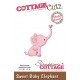 Cottage Cutz CC163 - Sweet Baby Elephant (Mini)