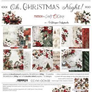 Craft O'Clock CC-F41-OCN-00 12'x12' - Oh, Christmas Night