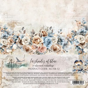 Alchemy of Art AA-ISB-12 6'x6' - In Shades Of Blue