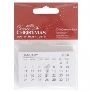 Docrafts PMA 172326 - 2026 Calendar Tabs