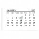 Docrafts PMA 172326 - 2026 Calendar Tabs