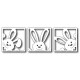 Frantic Stamper FRA-Die-09818 - Peeking Bunny Squares