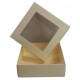 Kартонена кутия KB04 - Перлено злато с PVC капак