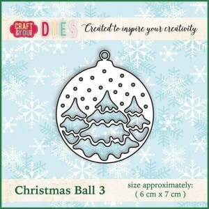 Craft and You CW012 - Christmas Ball 3