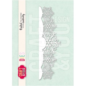 Craft and You CW375 - Snowflakes Border