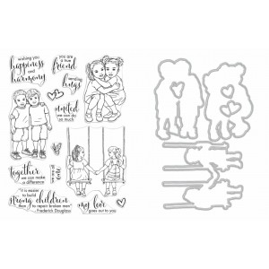 Hero Arts CM481 / D1818 - Kids Unite