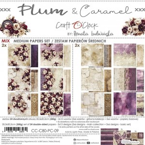 Craft O'Clock CC-C80-PC-09 8'x8' - Plum And Caramel