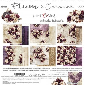 Craft O'Clock CC-C80-PC-00 12'x12' - Plum And Caramel