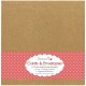 Dovecraft DCCE024 Square Card - Kraft