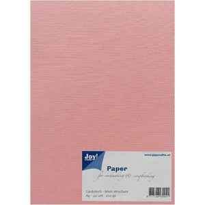 Joy Crafts 8099/0003 A5 Linen - Tattered Rose