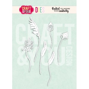 Craft and You CW402 - Wildflowers by Gosia
