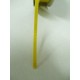 Жълта панделка сатен на метър - 3мм