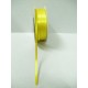 Жълта панделка сатен на метър - 3мм