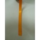 Оранжева панделка сатен на метър - 7мм