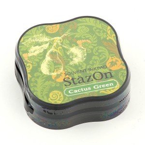 StazOn SZ-MID-52- Малки мастила - Cactus Green