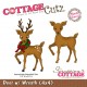 Cottage Cutz - Deer With Wreath