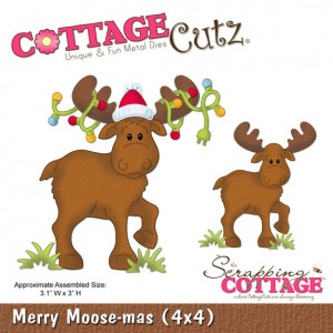 Cottage Cutz CC519 - Merry Moose-Mas (4x4)