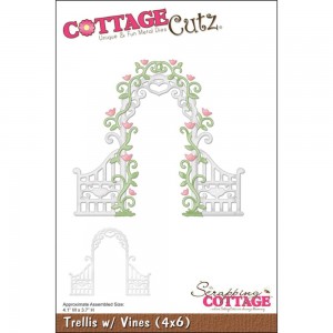 Cottage Cutz CC075 - Trellis With Vines (4x6)