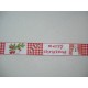 Текстилна панделка - Merry Christmas - 40 - 609