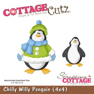 Cottage Cutz CC444 - Chilly Willy Penguin (4x4)