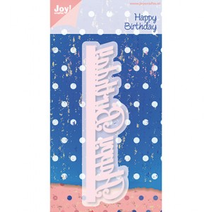 Joy crafts 6002/0296 - Бордюр 'Happy Birthday'