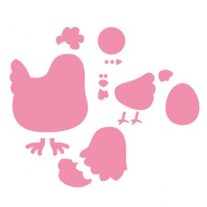 Marianne Design COL1351 - Mother hen