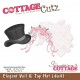 Cottage Cutz CC573 - Elegant Veil & Top Hat (4x4)