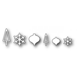 Poppystamps 1040 - Christmas Baubles