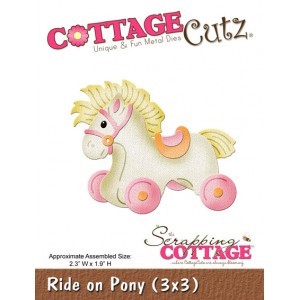 Cottage Cutz CC105 - Ride on Pony (3x3)