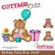 Cottage Cutz CC585 - Birthday Party Bear (4x4)