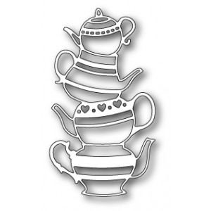 Poppystamps 1157 - Teapot Stack