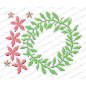 Impression Obsession DIE262-Y - Spring Wreath