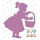 Impression Obsession DIE260-I - Girl with Easter Basket