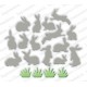 Impression Obsession DIE269-N - Mini Bunnies