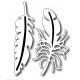 Frantic Stamper FRA-Die-09134 - Fantastic Feathers