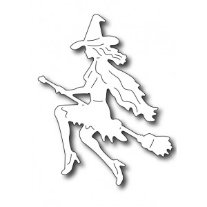 Frantic Stamper FRA-Die-09233 - Witch Riding Broom