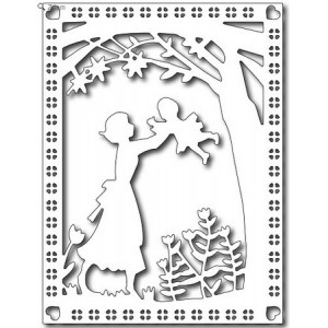 Frantic Stamper FRA-Die-09221 - Mother & Child Card Panel