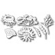 Frantic Stamper FRA-Die-09422 - Mix N Match - Wildflowers