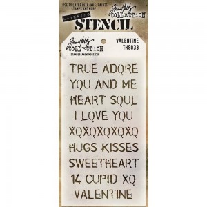 Tim Holtz Layered Stencil THS033 - Valentine