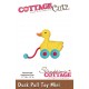 Cottage Cutz CC159 - Duck Pull Toy (Mini)