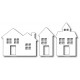 Frantic Stamper FRA-Die-09095 - The Suburb Houses