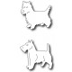 Frantic Stamper FRA-Die-09368 - Two Terriers