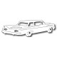Frantic Stamper FRA-Die-09485 - 50's Car