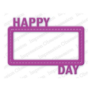Impression Obsession DIE285-S - Happy Day Frame