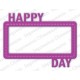 Impression Obsession DIE285-S - Happy Day Frame