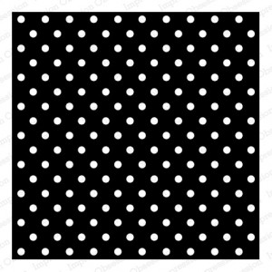 Impression Obsession CC092 - Cover-a-Card Reverse Polka Dots