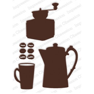 Impression Obsession DIE198-Q - Coffee Set