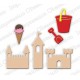 Impression Obsession DIE182-K - Mini Beach Fun Set