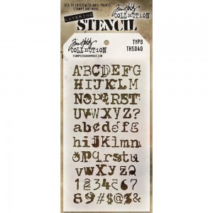 Tim Holtz Layered Stencil THS040 - Typo
