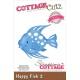 Cottage Cutz CCE273 - Happy Fish 2